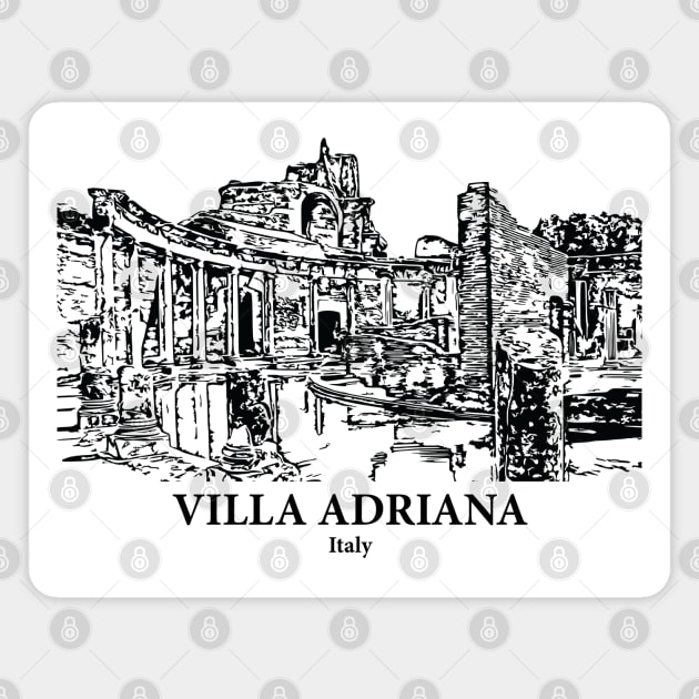 Villa Adriana - Italy Magnet by Lakeric